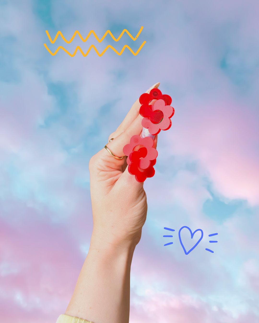 flower power links - in cherry!