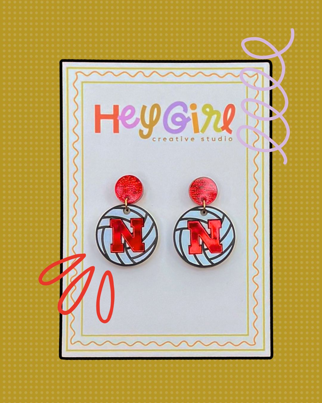 Cornhusker cuties: volleyball pride!