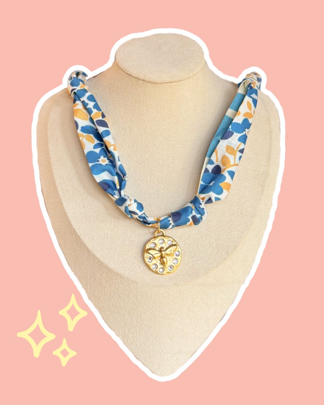 Charmed and tied scarf necklace ✨