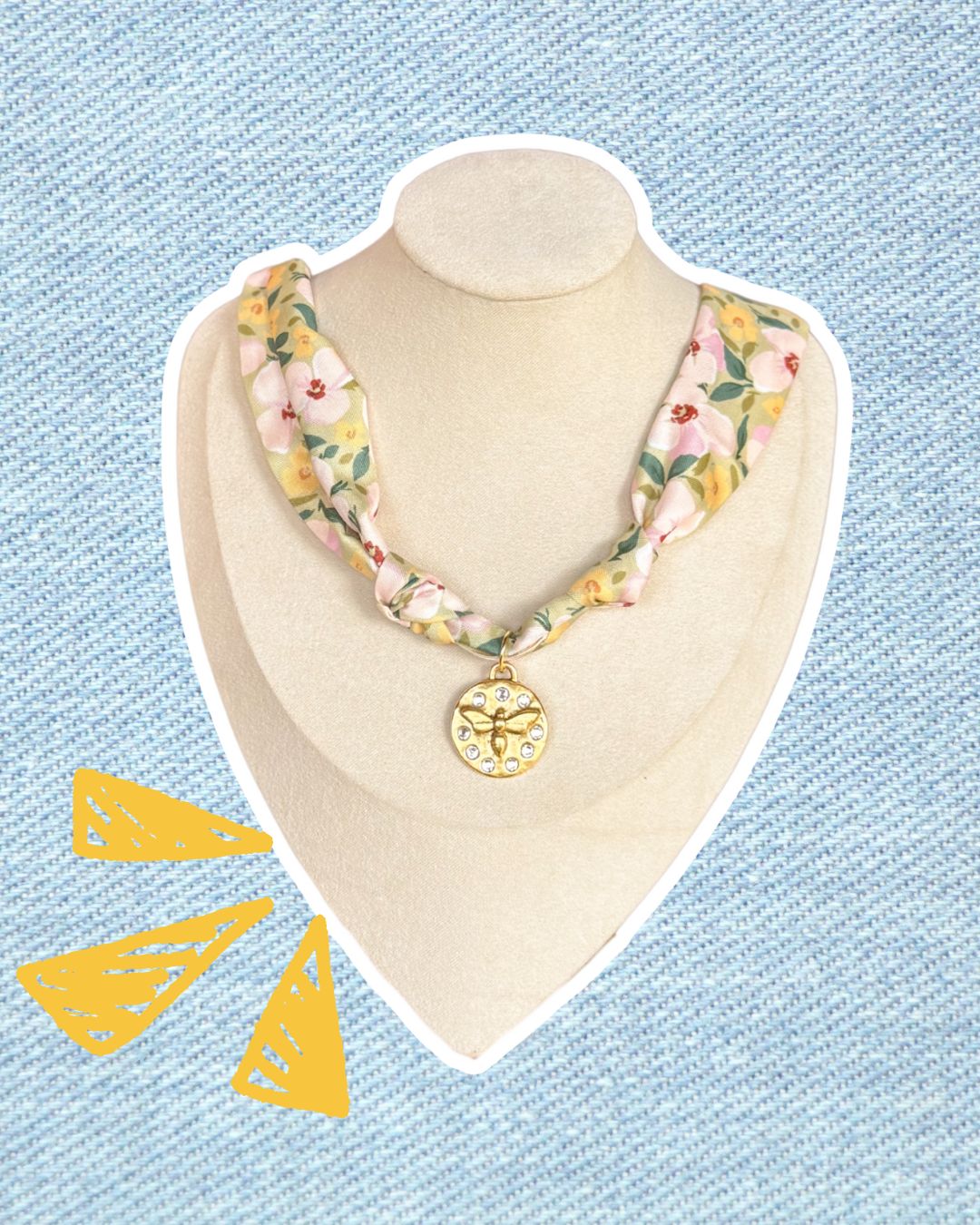 Charmed and tied scarf necklace ✨