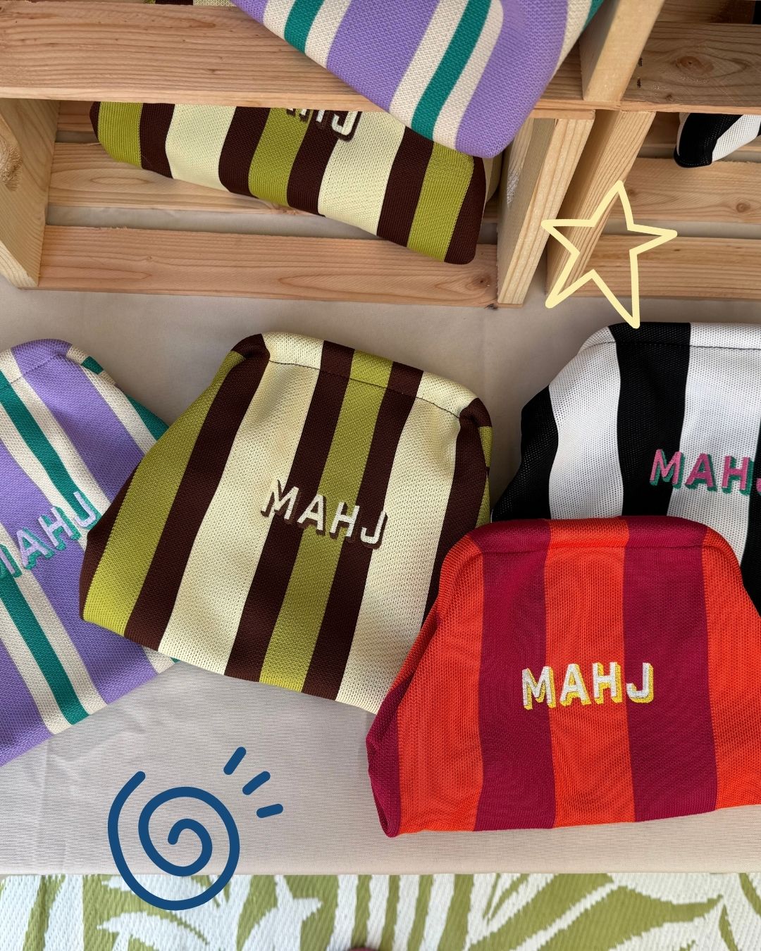 MAHJ tile bags