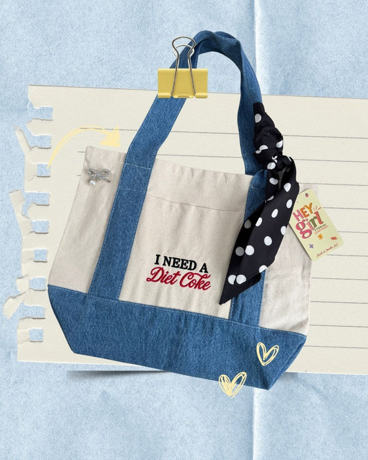 Diet Coke mini tote