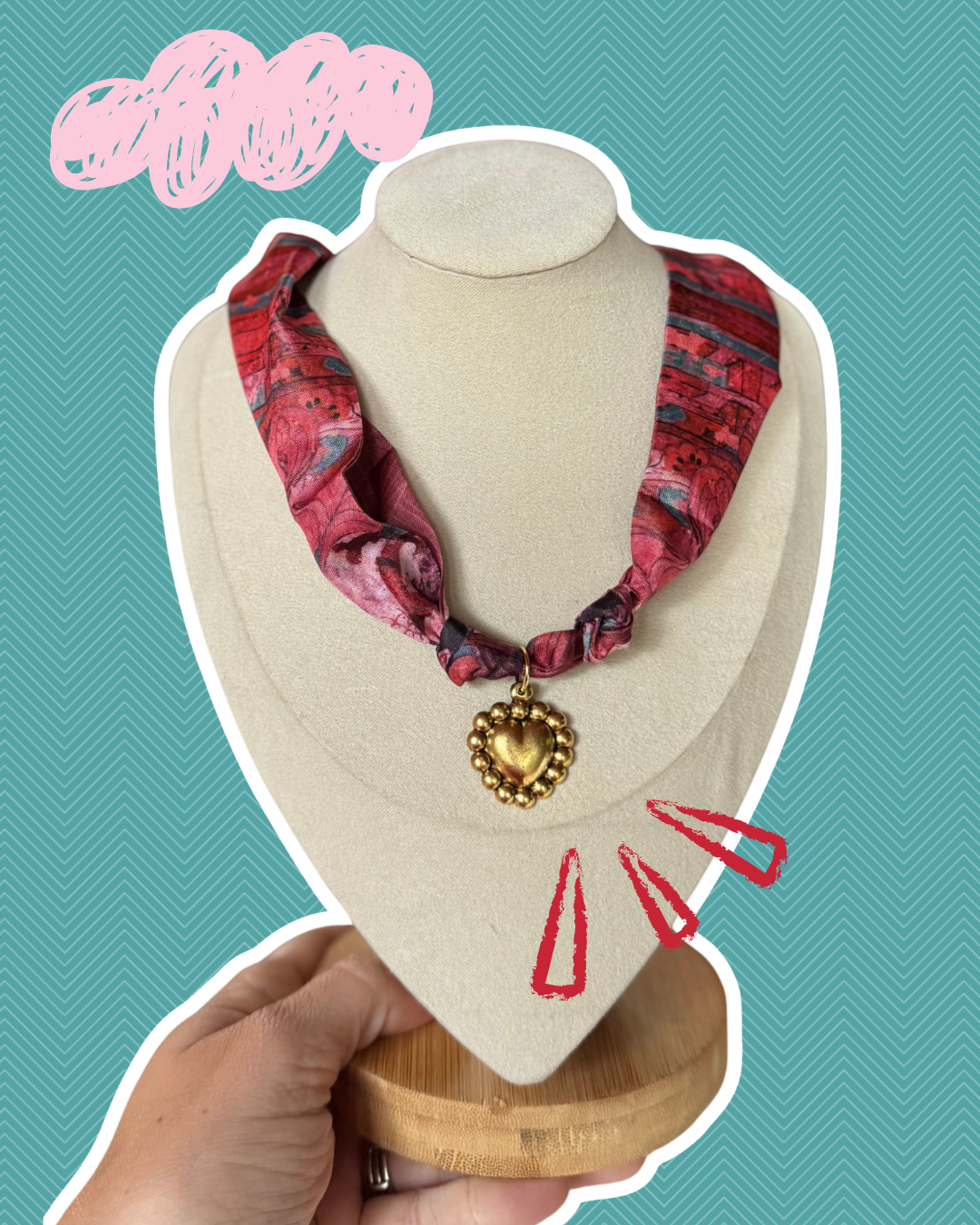 Scarf Necklace 5