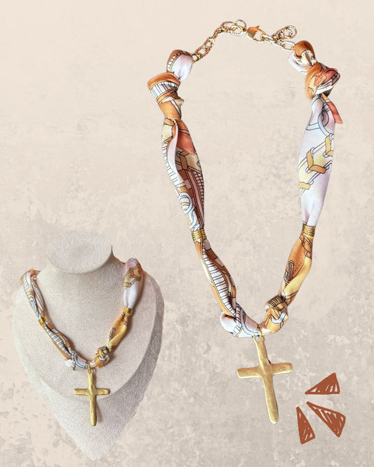 Charmed and tied scarf necklace ✨