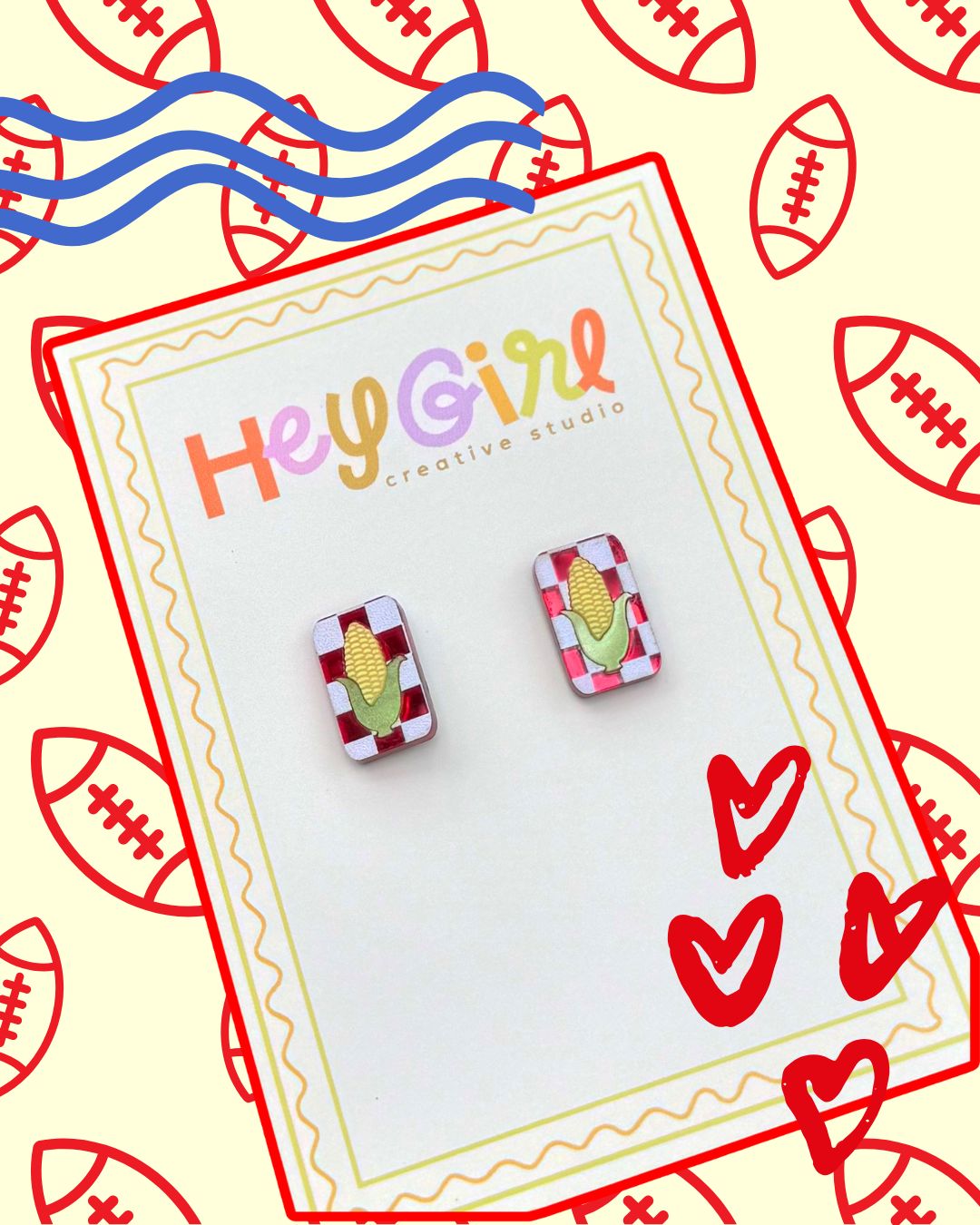 Cornhusker cuties: the kernel queen studs!