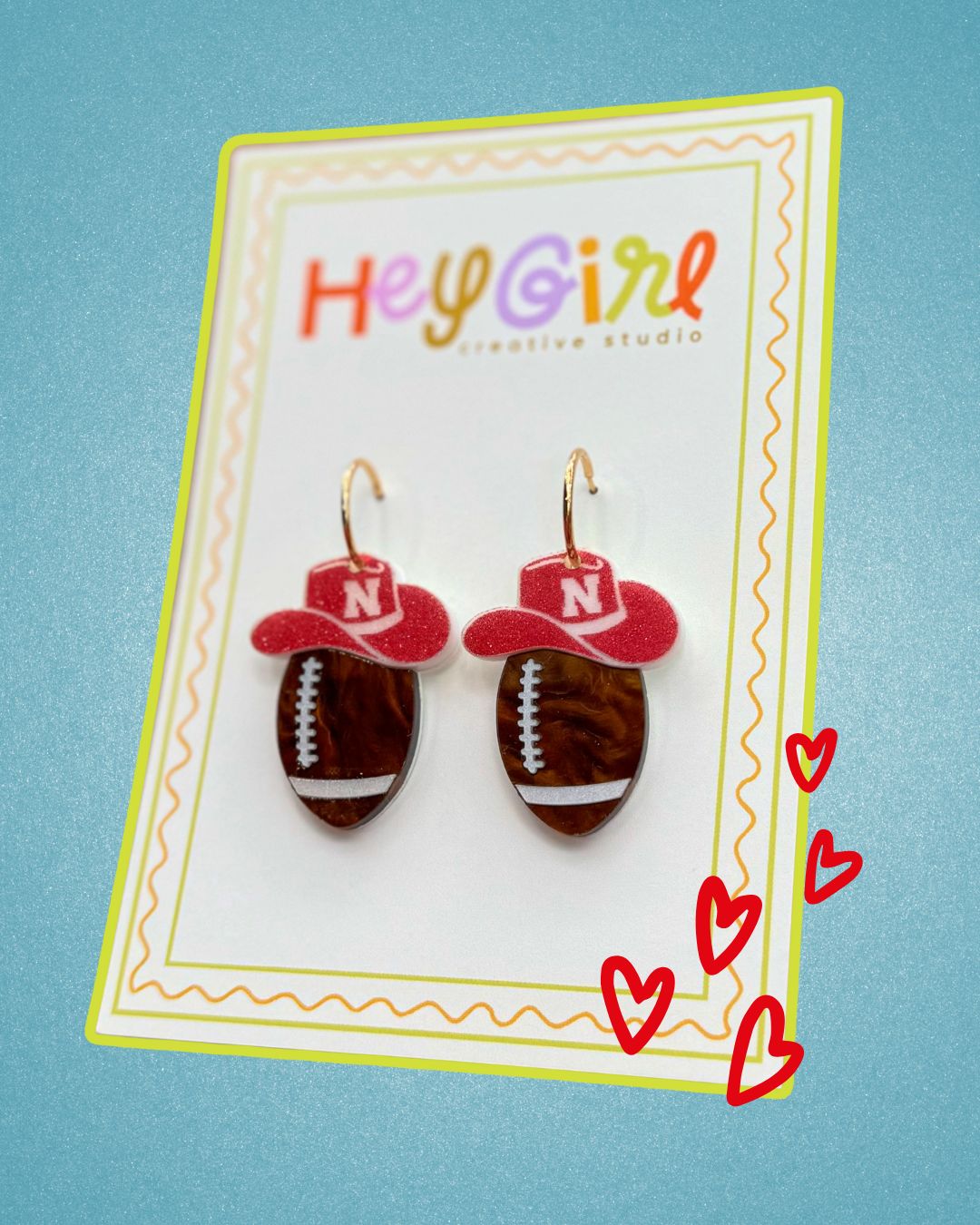 Cornhusker cuties: football cowgirls!