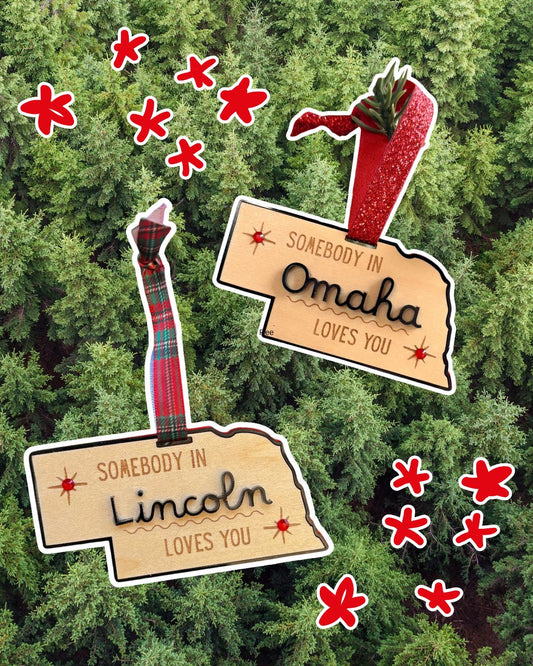 *Somebody <3s You Ornament