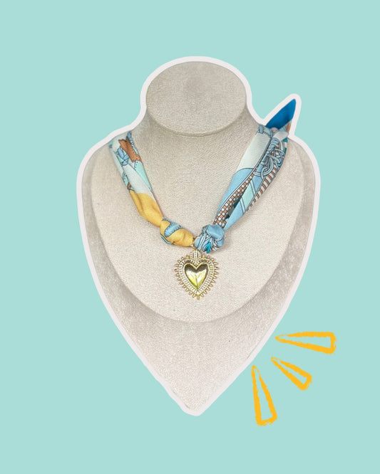 Charmed and tied scarf necklace ✨