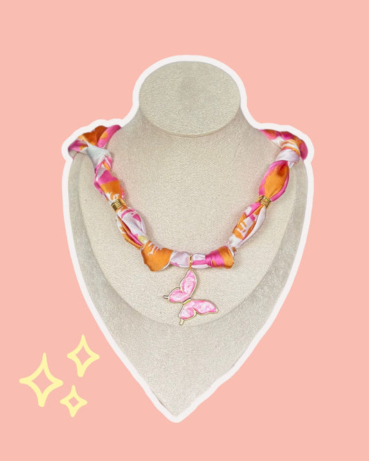 Charmed and tied scarf necklace ✨