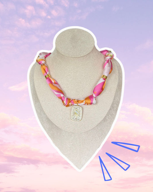 Charmed and tied scarf necklace ✨