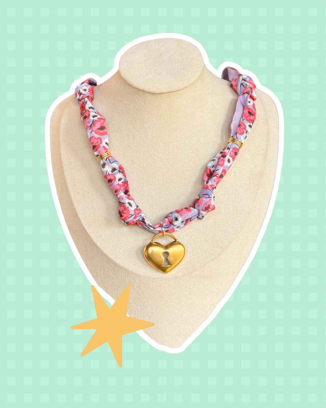 Charmed and tied scarf necklace ✨