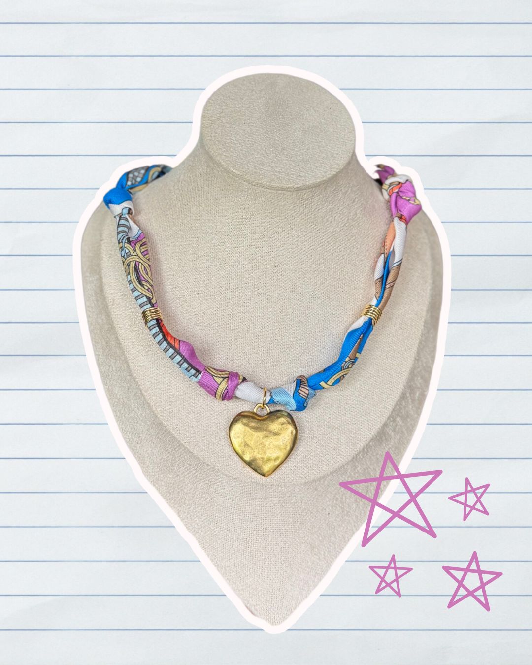 Charmed and tied scarf necklace ✨