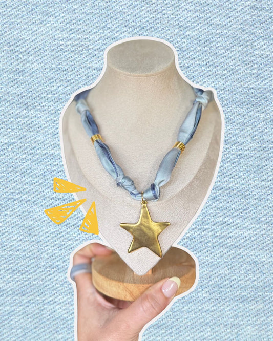 Charmed and tied scarf necklace ✨