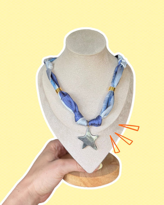 Charmed and tied scarf necklace ✨