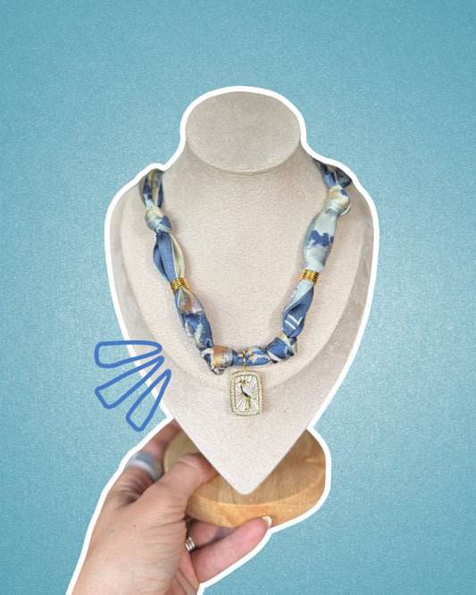 Charmed and tied scarf necklace ✨