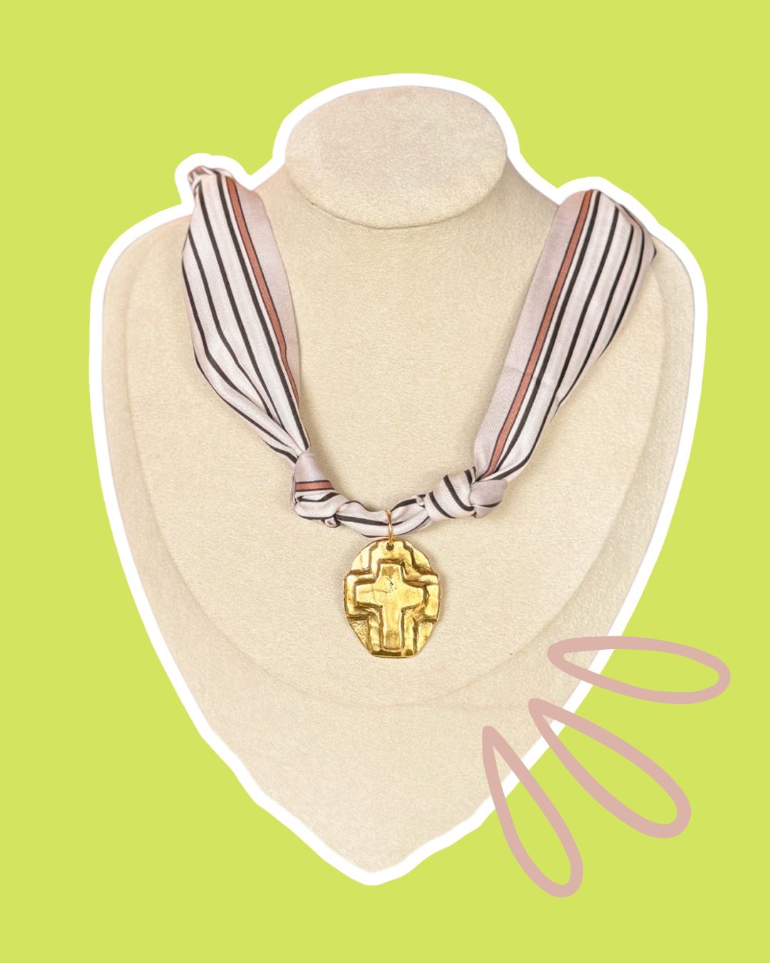 Charmed and tied scarf necklace ✨