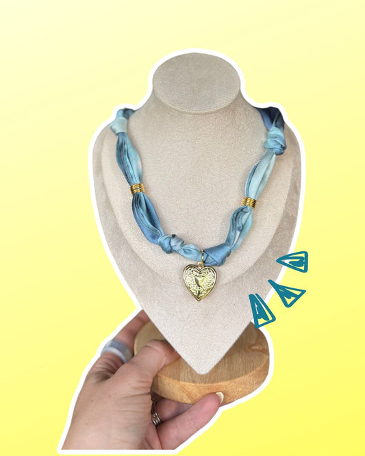 Charmed and tied scarf necklace ✨