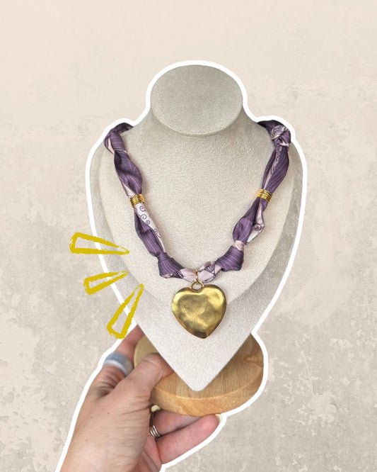 Charmed and tied scarf necklace ✨