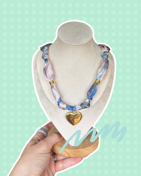 Charmed and tied scarf necklace ✨