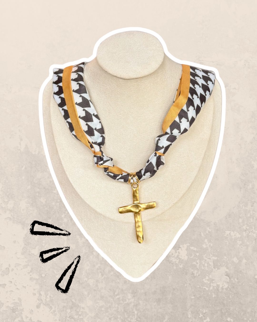 Charmed and tied scarf necklace ✨