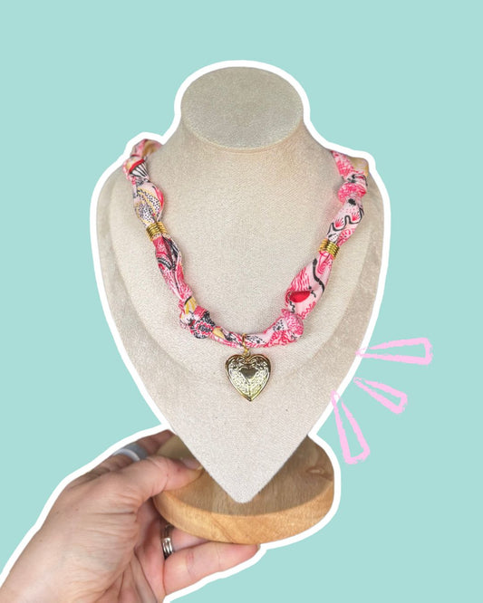 Charmed and tied scarf necklace ✨