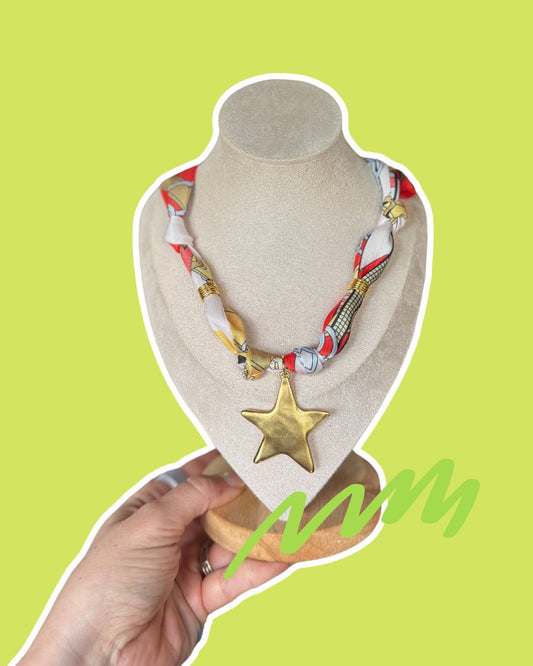 Charmed and tied scarf necklace ✨